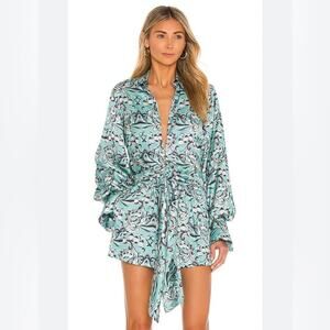 Alexis Tallara Top in Aqua Tulip Floral Women’s size xsmall